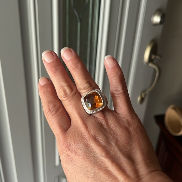 DAVID YURMAN Citrine and diamond ring - Picture 1 of 13